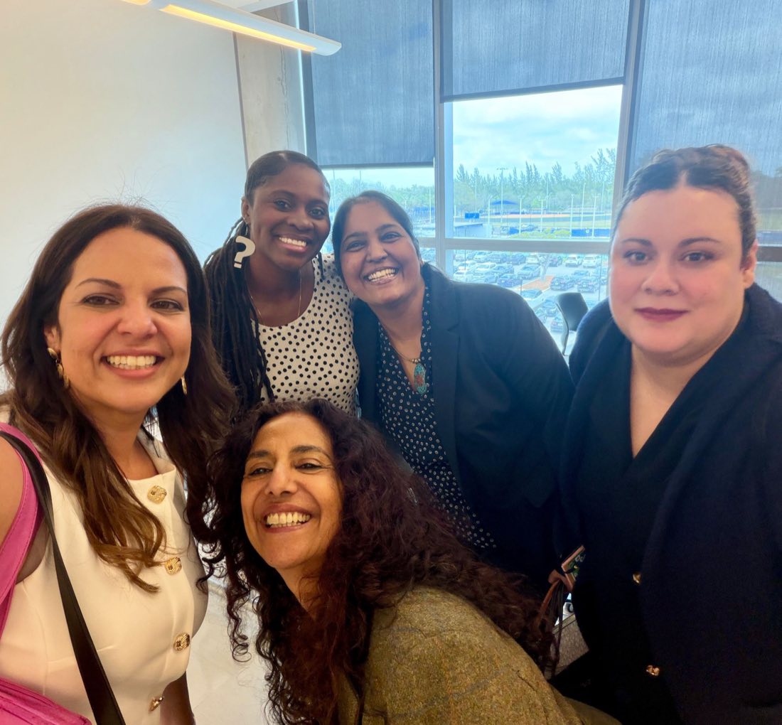 Dr. Jessyca Perez with colleagues at Miami Dade College