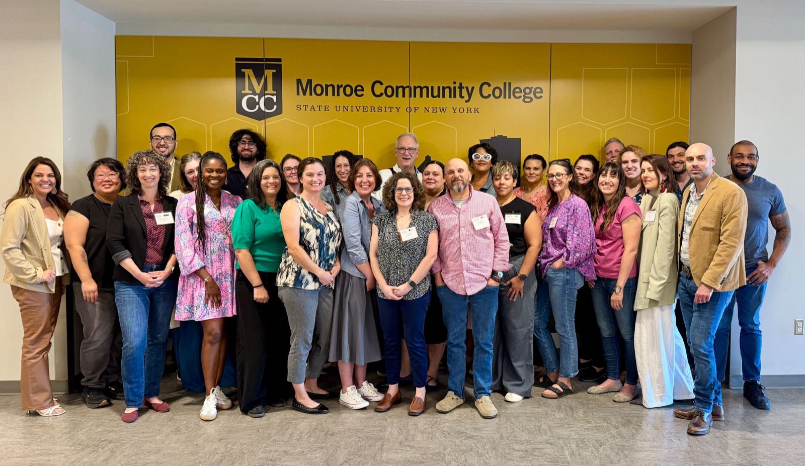 Great Questions Foundation Fellows gathered at Monroe Community College in Rochester, New York